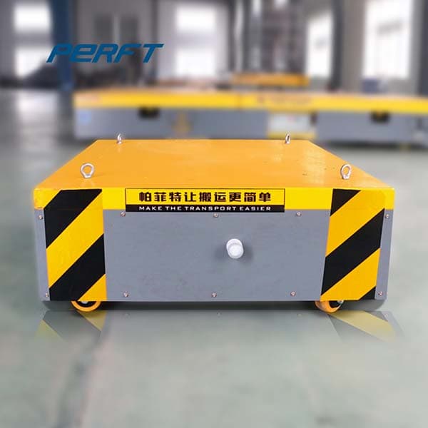 industrial motorized rail cart for steel shop 80 ton